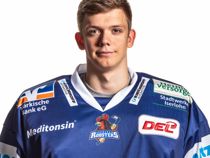 Maillot De Hockey Match DEL Iserlohn Roosters - Gardien #20 Neffin - Porté En Match - Allemagne